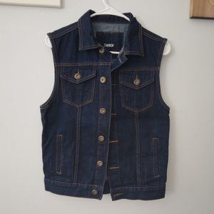 Carbon Denim Jacket/Vest Size Small